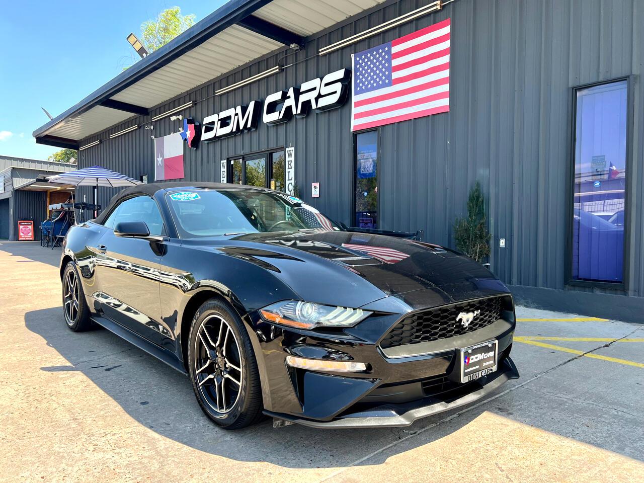 Used 2018 Ford Mustang EcoBoost Premium Convertible for sale $19,995 at AAN Master 2024 in Gurnee IL 60031 1