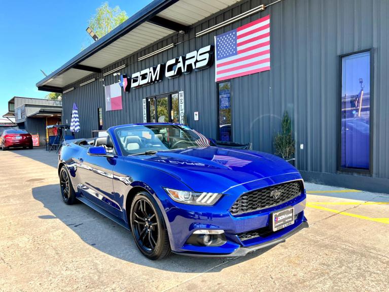 Used 2015 Ford Mustang EcoBoost Premium Convertible for sale $17,995 at AAN Master 2024 in Gurnee IL
