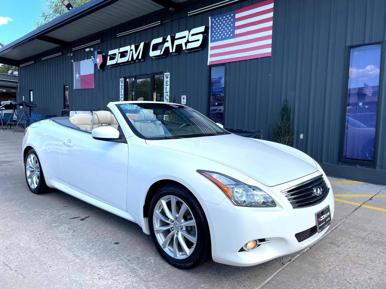Used 2013 Infiniti G Convertible Base for sale $18,995 at AAN Master 2024 in Gurnee IL 60031 1